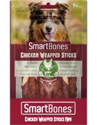 SmartBones Classics Chicken Warpped Sticks Mini recompense câini Batoane Pui 9buc