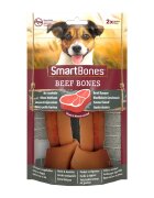 SmartBones Flavours Beef Bones Medium recompense câini Oase aromate Vita 2buc