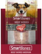 SmartBones Flavours Beef Bones Medium recompense câini Oase aromate Vita 2buc