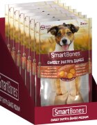 SmartBones Flavours Sweet Potato Bones Medium recompense câini Oase aromate Cartof Dulce 2buc