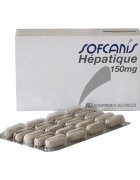 SOFCANIS Hépatique 150 Mg supliment sistem hepatic câini comprimate Hépatique 150 Mg M-XL supliment sistem hepatic câini blister 60 comprimate