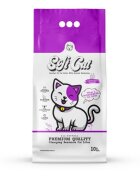 SoftCat Lavanda așternut igienic pisici granule bentonită aglomerant neutralizare mirosuri 10l