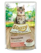 Stuzzy Chunks Somon plic hrană umedă pisici (în sos) 85g