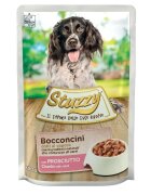 Stuzzy Chunks XS-XL Șuncă plic hrană umedă câini (în suc propriu) 100g