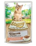 Stuzzy Shreds Somon plic hrană umedă pisici (în sos) 85g