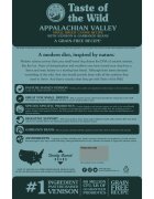 Taste Of The Wild Appalachian Valley Small Breed XS-M Vânat și Miel hrană uscată fără cereale câini 2kg