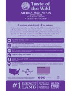 Taste Of The Wild Sierra Mountain Miel hrană uscată fără cereale câini 2kg