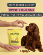 THE PACK Calming Bites XS-XL Fructe punguță recompense funcționale câini sistem nervos & calmante 100g