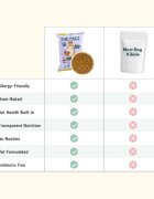 THE PACK Oven Baked Crunchy Feast XS-XL Legume și Fructe hrană uscată câini 5kg