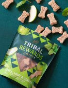 TRIBAL Rewards XS-XL Măr și Mentă punguță recompense funcționale câini sistem digestiv 125g