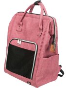 Trixie Ava rucsac transport câini și pisici XS-S(max. 10kg) poliester deschidere laterală&superioară cu buzunare roșu 32 x 42 x 23 cm