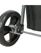 Trixie Bugggy stroller câini și pisici XS-M(max. 15kg) poliester deschidere frontală cu rotile cu buzunare verde și gri 47 x 100 x 80 cm