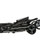 Trixie Bugggy stroller câini și pisici XS-M(max. 15kg) poliester deschidere frontală cu rotile cu buzunare verde și gri 47 x 100 x 80 cm