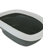 Trixie Carlo1 litieră pisici cu ramă gri 31x14x43 cm