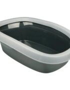 Trixie Carlo2 litieră pisici cu ramă gri 39x17x58 cm