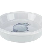 Trixie Cat castron pisici rotund ceramică gri 0.25l ⌀13cm