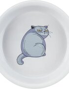 Trixie Cat castron pisici rotund ceramică gri 0.25l ⌀13cm