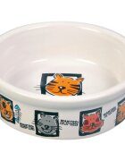 Trixie Cat Party castron pisici rotund ceramică diverse culori XS-S(0.2l ⌀12cm)