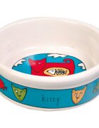 Trixie Cat Party castron pisici rotund ceramică diverse culori XS-S(0.2l ⌀12cm)