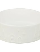 Trixie Christmas castron câini rotund ceramică alb 0.3l ⌀12cm