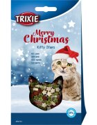 Trixie Christmas Kitty Stars Somon și Miel găletușa recompense pisici 140g