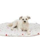 Trixie Christmas Nivia pernă oval câini XS-M poliester antiderapant alb 70 x 47 cm