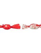 Trixie Christmas Set Bomboane cu foşnet jucărie stimulare pândă pisici cu sunet poliester alb și roșu 11cm