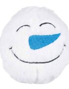Trixie Christmas Xmas bulgăre de zăpadă diverse modele jucărie de pluș câini XS-XL pluș cu sunet activități fizice alb ⌀10 cm