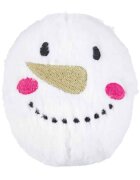 Trixie Christmas Xmas bulgăre de zăpadă diverse modele jucărie de pluș câini XS-XL pluș cu sunet activități fizice alb ⌀10 cm