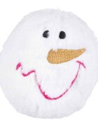 Trixie Christmas Xmas bulgăre de zăpadă diverse modele jucărie de pluș câini XS-XL pluș cu sunet activități fizice alb ⌀10 cm