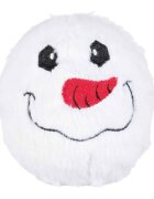 Trixie Christmas Xmas bulgăre de zăpadă diverse modele jucărie de pluș câini XS-XL pluș cu sunet activități fizice alb ⌀10 cm