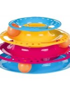 Trixie circuit cu turn jucărie pisici plastic multicolor 25 x 13cm