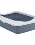 Trixie Classic litieră pisici cu ramă alb și mov 37x15x48 cm