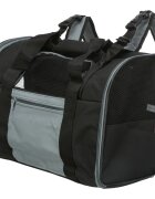 Trixie Connor rucsac transport câini și pisici XS-S(max. 8kg) nylon deschidere laterală cu curea de umăr negru și gri 42 x 30 x 21 cm