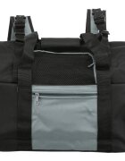Trixie Connor rucsac transport câini și pisici XS-S(max. 8kg) nylon deschidere laterală cu curea de umăr negru și gri 42 x 30 x 21 cm