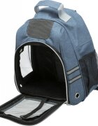 Trixie Dan rucsac transport câini și pisici XS-S(max. 6kg) poliester deschidere frontală cu curea de umăr albastru 36 x 44 x 26 cm
