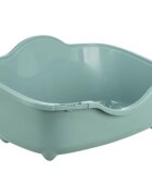 Trixie Davio Top litieră acoperită pisici cu filtru alb și verde 56x39x39 cm