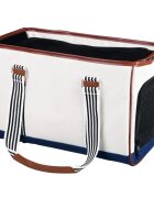 Trixie Elisa geantă transport câini și pisici XS(max. 5kg) poliester deschidere frontală&superioară cu buzunare alb 26 x 20 x 41 cm