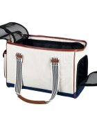 Trixie Elisa geantă transport câini și pisici XS(max. 5kg) poliester deschidere frontală&superioară cu buzunare alb 26 x 20 x 41 cm