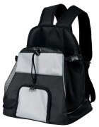 Trixie geantă transport câini și pisici XS(max. 5kg) nylon deschidere frontală&laterală cu rotile negru și gri 32 x 37 x 24 cm