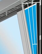 Trixie Grilaj Vertical Protecție Geam Rabatabil pentru Pisici 62 x 16/8 cm