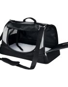 Trixie Holly geantă transport câini și pisici XS-M(max. 15kg) poliester deschidere frontală&laterală cu buzunare negru și gri 30 x 30 x 50 cm