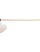 Trixie Inimoară jucărie undiță pisici catnip textil diverse culori 35cm
