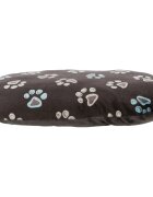 Trixie Jimmy saltea ovală câini pluș imprimeu lăbuțe husă detașabilă maro 50x35cm
