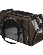 Trixie Joe geantă transport câini și pisici XS-S(max. 10kg) poliester deschidere laterală&superioară cu buzunare maro 28 x 47 x 28 cm