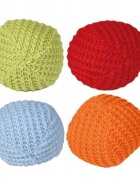 Trixie jucărie catnip minge pisici poliester multicolor 4.5cm 2 buc
