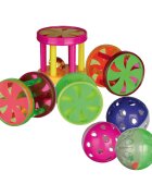 Trixie jucărie cu clopoțel pisici plastic multicolor 4.5cm