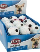 Trixie jucărie minge cu sfoară câini cauciuc 6 x 30cm multicolor