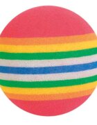 Trixie jucărie minge curcubeu pisici spumă multicolor 4 cm 4 buc