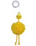 Trixie jucărie pui cu sfoară pisici pluș multicolor 20cm